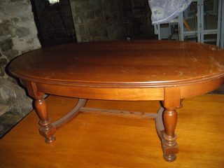 Table basse ovale